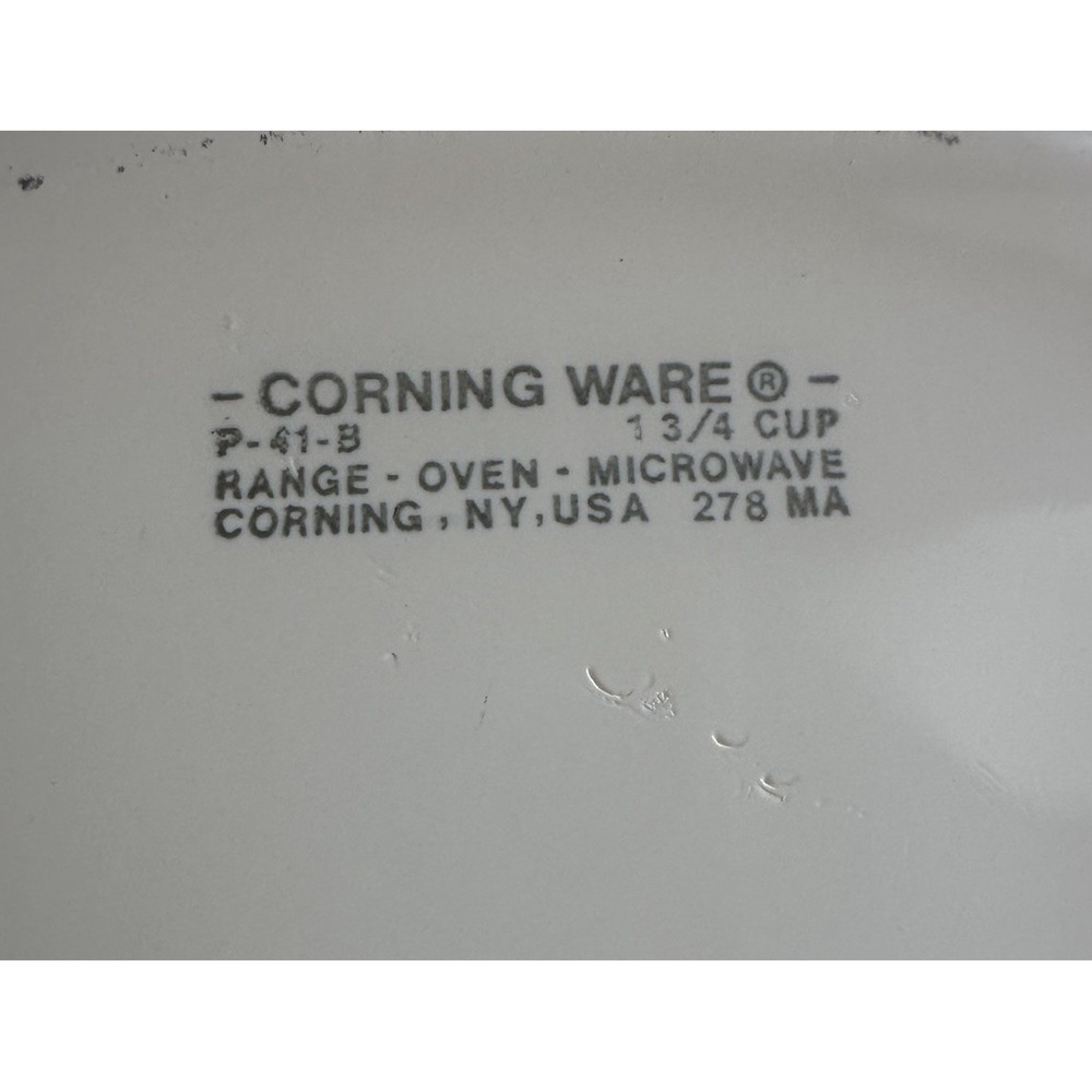 Set 2 Petite Corning Ware Spice of Life 1 3/4 & 2 3/4 Glass W/Plastic Lids USA - Picture 7 of 13